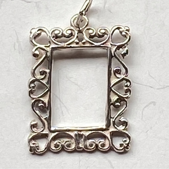 Cutest Sterling Silver picture frame charm. - Picture 2 of 6